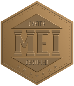 Carter MEI Bronze Badge Certification