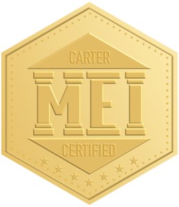 Carter MEI Gold Badge Certification